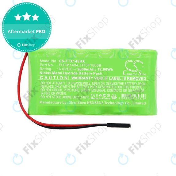 Akkumulátor Futaba 14SG, 4PKS, 2000mAh, Ni-MH, 6V, FUTM1484, HQ