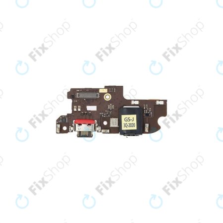 Motorola One Fusion Plus - Töltő Csatlakozó + PCB Alaplap - 5P68C16867 Genuine Service Pack