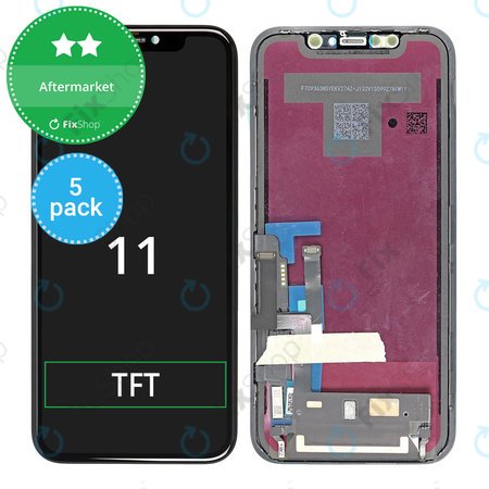 Apple iPhone 11 - LCD Kijelző + Érintőüveg + Keret TFT (5 Pack)