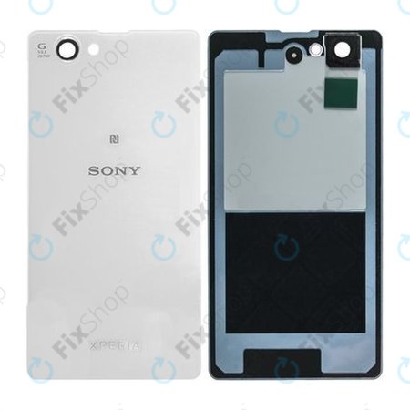 Sony Xperia Z1 Compact - Elem fedél NFC nélkül (Fehér) - 1276-8465