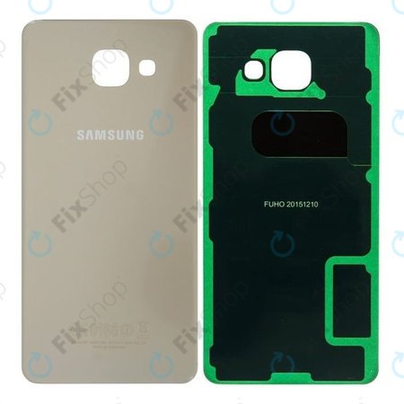 Samsung Galaxy A5 A510F (2016) - Akkumulátor Fedőlap (Gold) - GH82-11020A Genuine Service Pack