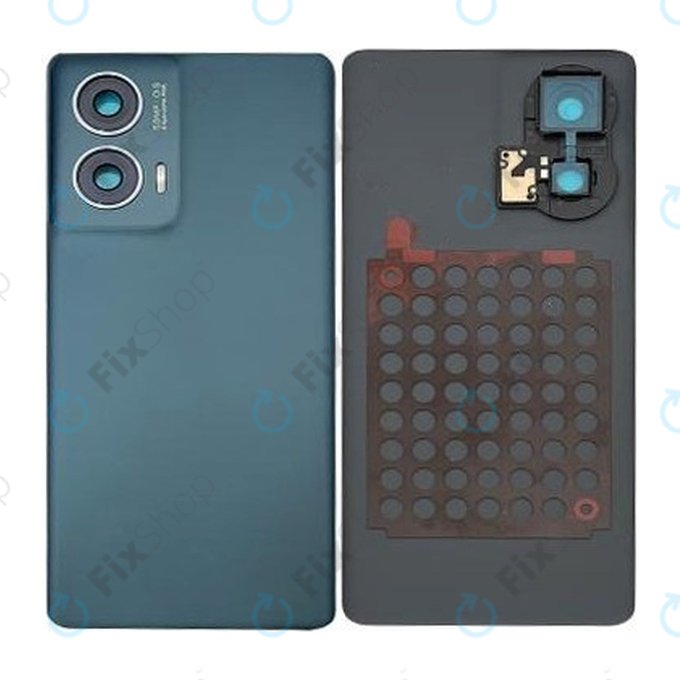 Motorola Edge 50 Fusion - Akkumulátor Fedőlap Komplett (Forest Blue)