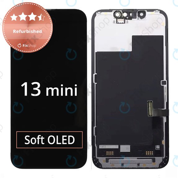 Kijelző iPhone 13 Mini, Érintőüveg kerettel, Refurbished