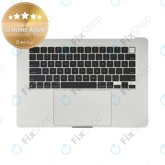 Felső billentyűzetkeret MacBook Air 15", A3114 (2024), US billentyűzettel és akkumulátorral, Silver, 661-40267, Genuine Apple