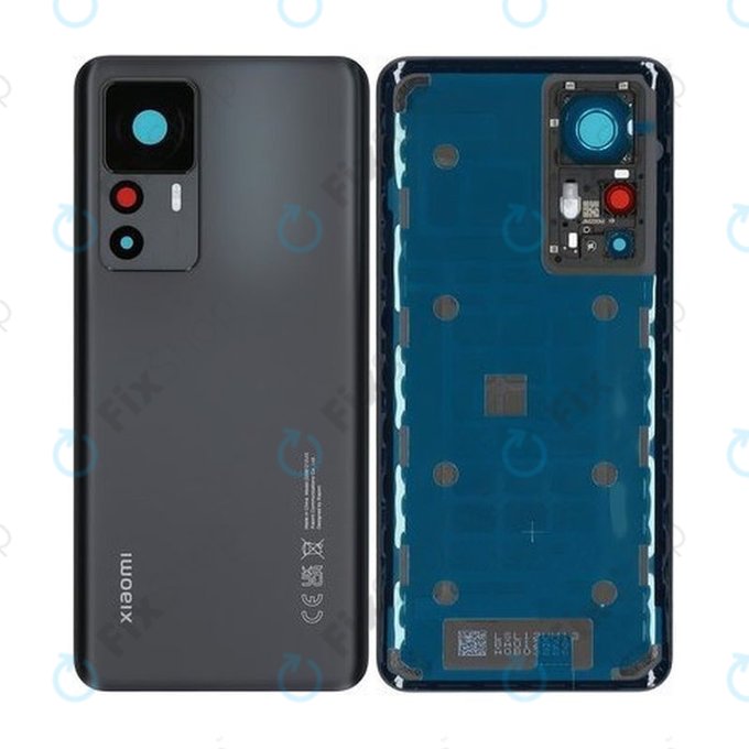 Xiaomi 12T Pro 22081212UG - Akkumulátor Fedőlap (Black) - 560006L12U00 Genuine Service Pack