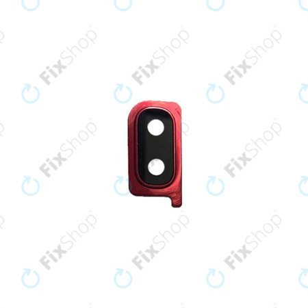 Samsung Galaxy A30 A305F - Hatsó Kamera Lencse Keret (Red)