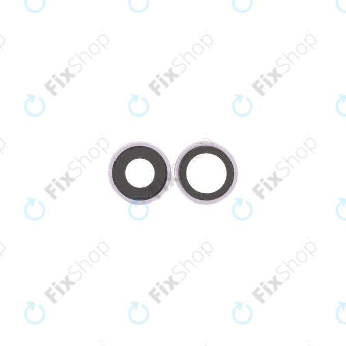 Apple iPhone 17 - Hátlapi Kamera Lencse Kerettel (Lavender) - 2db