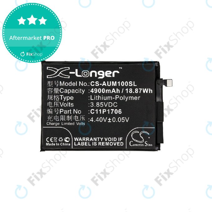 Akkumulátor Asus Zenfone Max Pro M1 ZB602KL, 4900mAh, Li-Pol, 3.85V, 0B200-02870200, HQ