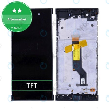 Sony Xperia XA1 G3121 - LCD Kijelző + Érintőüveg + Keret (Black) TFT