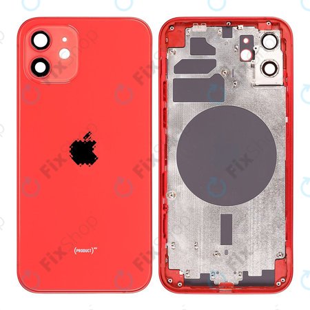 Apple iPhone 12 - Hátsó Ház (Red)