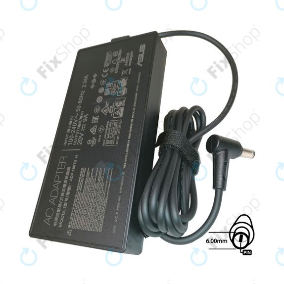 Töltő adapter, Asus, B0A001-00263400, 180W, 20V, Genuine Service Pack