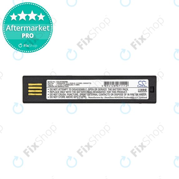 Honeywell 1202g, 1452G, 1472G, 1902GHD/GSR, 1911i, 1981i, 3820/i, 4620, 4820/i, 5620, 6320, 8675i, Xenon 3820/i, 4820/i, 5620, 6320 - Akkumulátor 100000495, S-L-0526-E, HO48L1-G 2000mAh HQ