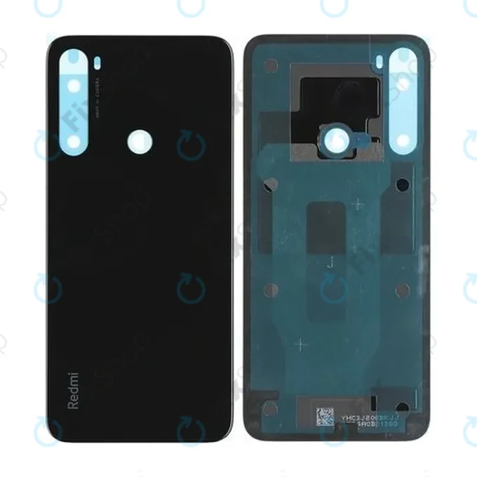 Xiaomi Redmi Note 8 - Akkumulátor Fedőlap (Space Black) - 550500001J6R Genuine Service Pack