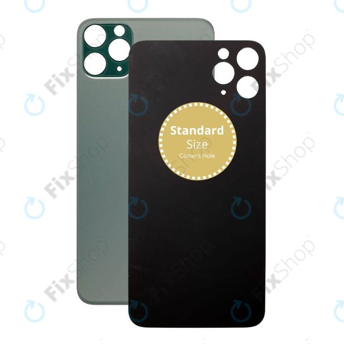 Apple iPhone 11 Pro Max - Hátsó Ház Üveg (Green)