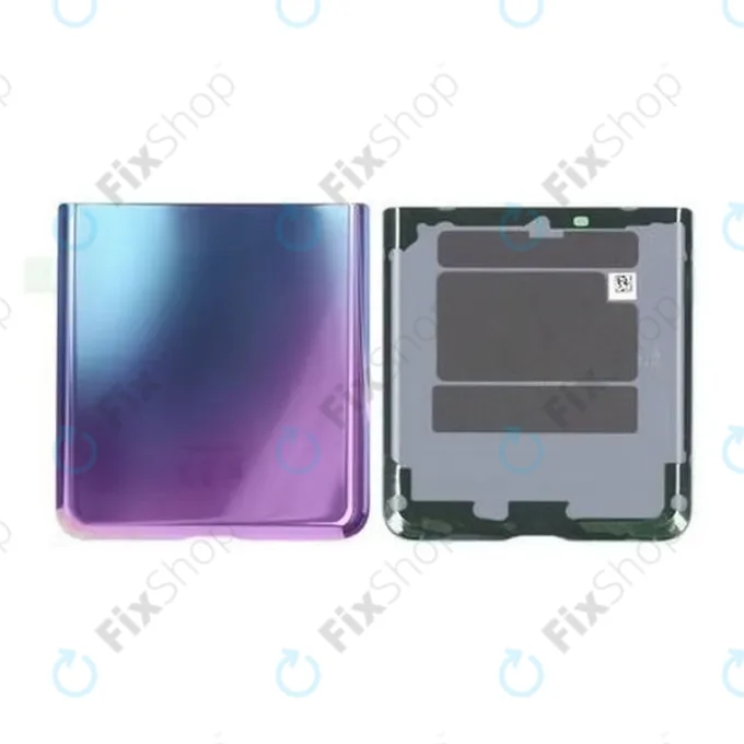 Samsung Galaxy Z Flip F700N - Akkumulátor Fedőlap Alsó (Mirror Purple) - GH82-22204B Genuine Service Pack