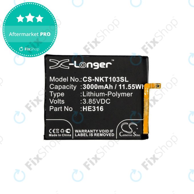 Nokia 6 - Akkumulátor HE316 3000mAh HQ