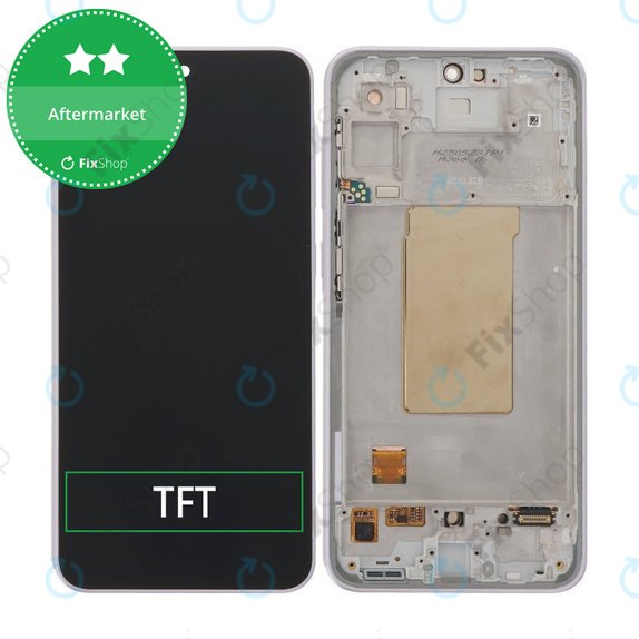 Samsung Galaxy A36 A366E - LCD Kijelző + Érintőüveg + Keret (Awesome Lavender) TFT