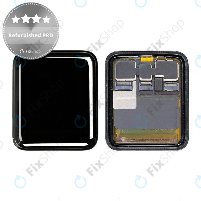 Apple Watch 3 38mm - LCD Kijelző + Érintőüveg Refurbished PRO