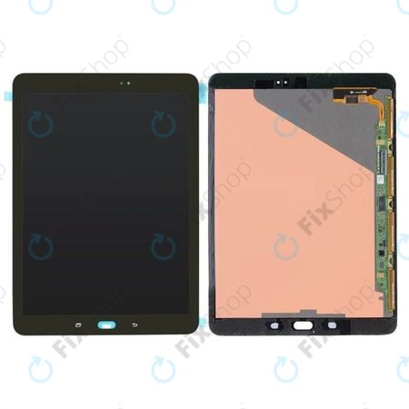 Samsung Galaxy Tab S2 9.7 T810, T815 - LCD Kijelző + Érintőüveg (Black) - GH97-17729A