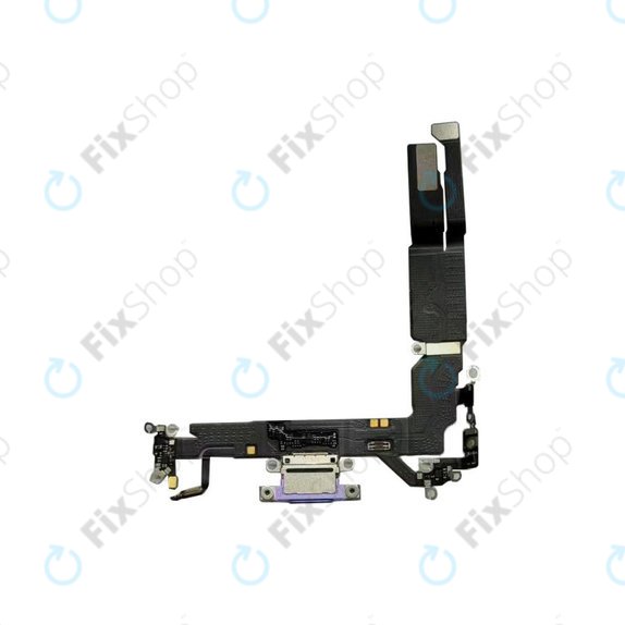 Apple iPhone 17 - Töltő Csatlakozó + Flex Kábelek (Lavender)