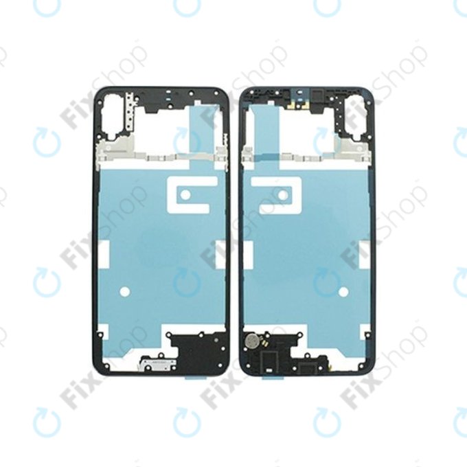 Huawei Honor 8X - Hátsó Műanyag Keret (Black) - 02352EAK