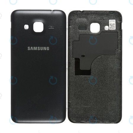 Samsung Galaxy J3 J320F (2016) - Akkumulátor Fedőlap (Black) - GH98-38690C Genuine Service Pack