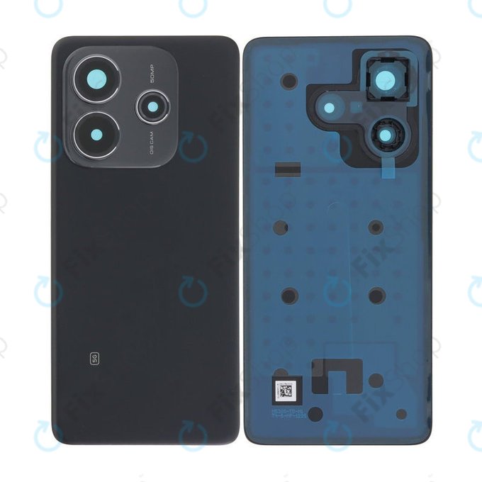 Xiaomi Redmi Note 14 5G 24094RAD4G - Akkumulátor Fedőlap Komplett (Black)