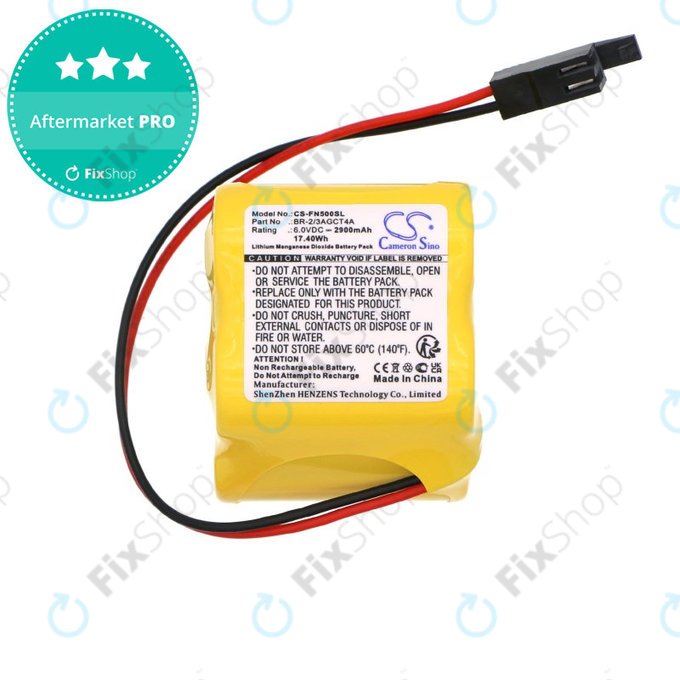Akkumulátor GE FANUC ALPHA iSV, BETA iSV, 2900mAh, Li-MnO2, 6V, A98L-0031-0025, HQ