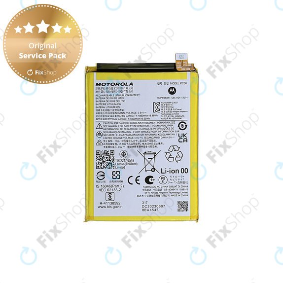 Motorola Moto G14, G54 - Akkumulátor PC50 5000mAh - SB18E08688 Genuine Service Pack