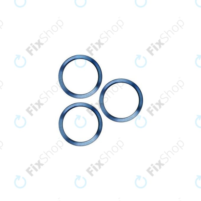 Apple iPhone 12 Pro - Hatsó Kamera Lencse Keret (Blue) - 3db