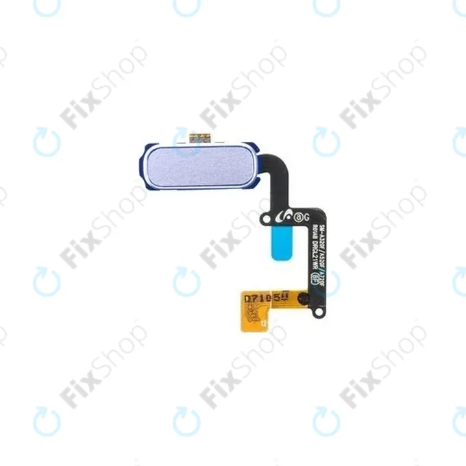 Samsung Galaxy A3 A320F (2017) - Kezdőlap gomb + Flex Kábel (Blue Mist) - GH96-10773C Genuine Service Pack