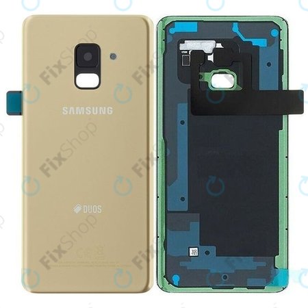 Samsung Galaxy A8 A530F (2018) - Akkumulátor Fedőlap (Gold) - GH82-15557C Genuine Service Pack