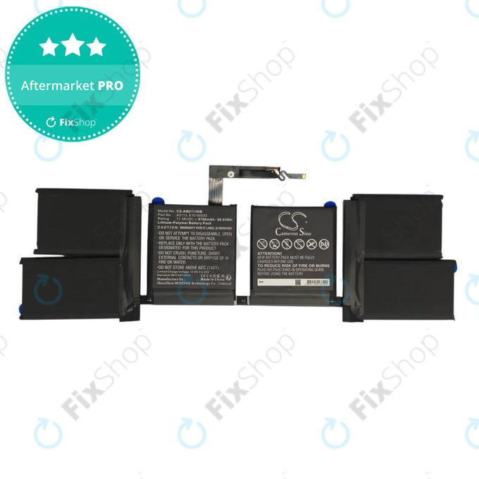 Apple MacBook Pro 16" A2141 (2019) - Akkumulátor A2113 8700mAh HQ