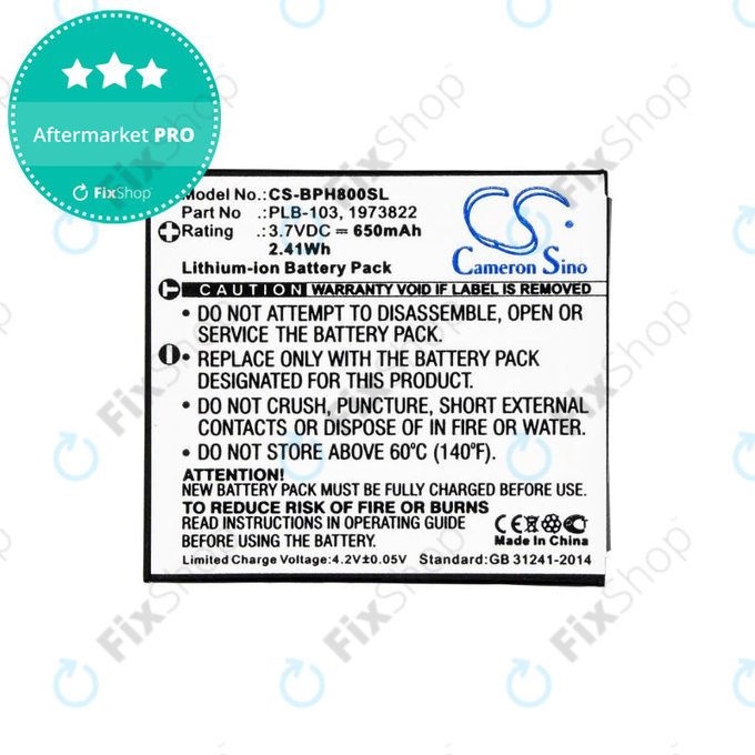 Akkumulátor Bang & Olufsen Beoplay H7, H8, H9, 650mAh, Li-Ion, 3.7V, PLB-103, HQ