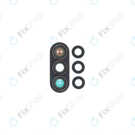 Samsung Galaxy Z Fold 7 F966B - Hátlapi Kameralencse Üveg + Keret (Jetblack)