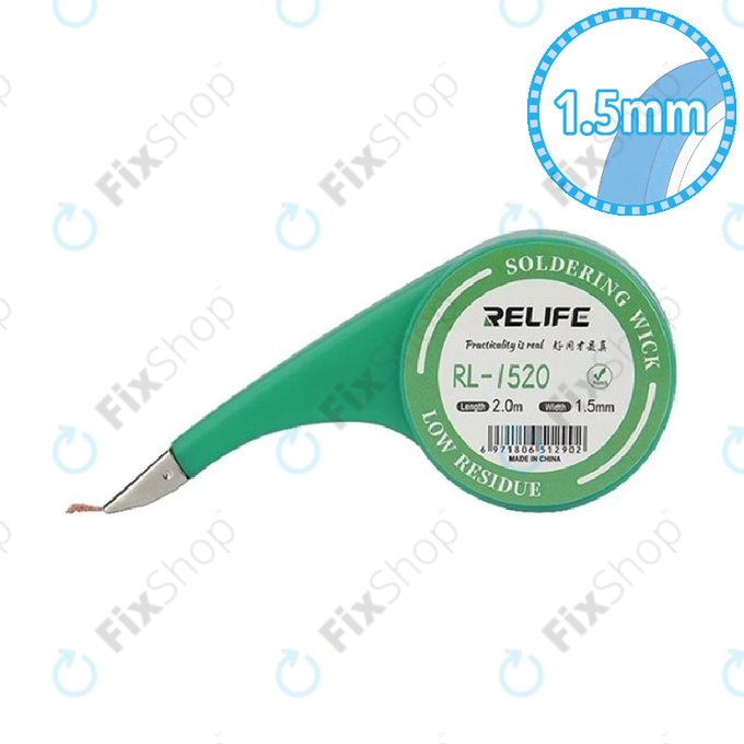 Relife RL-1520 - Powerful Soldering Wick (1,5 mm)