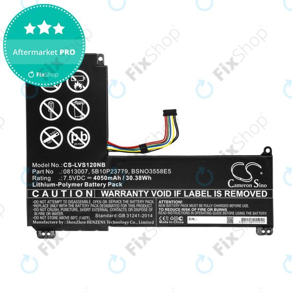 Akkumulátor Lenovo IdeaPad 120S, 4050mAh, Li-Pol, 7.5V, 0813007, HQ