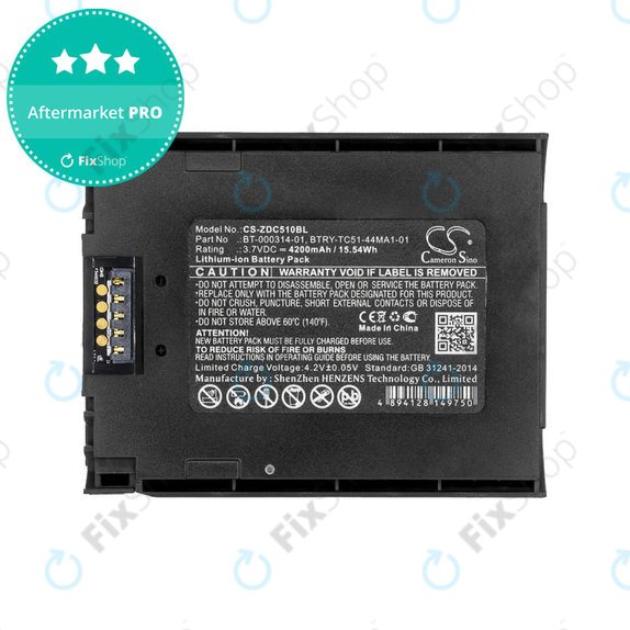 Akkumulátor Zebra Tc51, Tc52, Tc56, Tc57, 4200mAh, Li-Ion, 3.7V, BT-000314-01, HQ