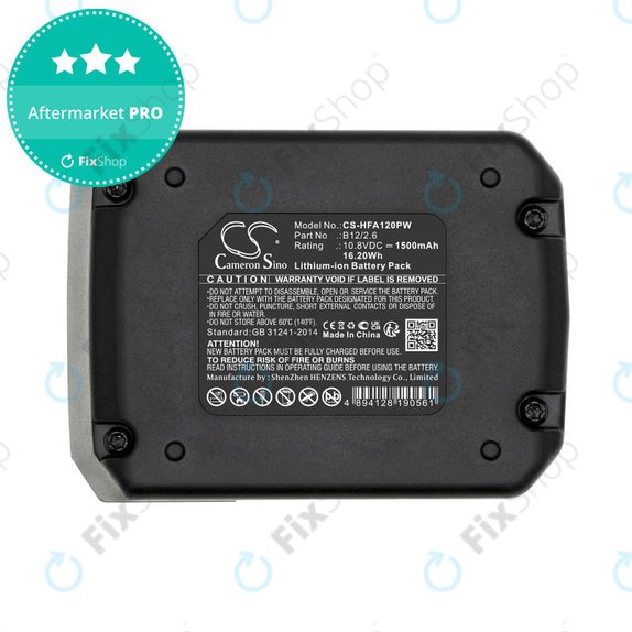 Akkumulátor Hilti PR 2-HS A12, 1500mAh, Li-Ion, 10.8V, B12/2.6, B12/4.0, 2077977, HQ