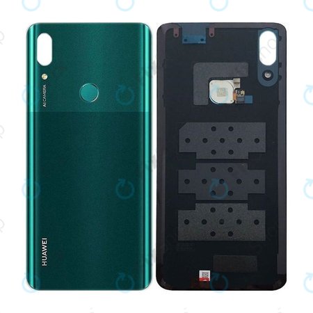 Huawei P Smart Z - Akkumulátor Fedőlap + Ujjlenyomat Érzékelő (Emerald Green) - 02352RXV Genuine Service Pack