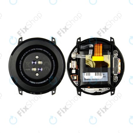 Huawei Honor Watch GS Pro Kanon-B19 - Akkumulátor Fedőlap + Akkumulátor (Black) - 02353XHH Genuine Service Pack