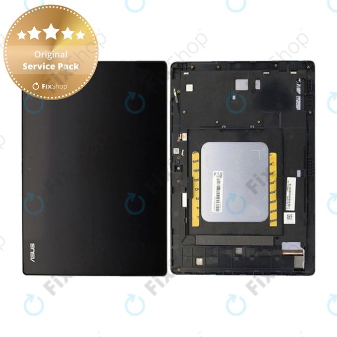 Asus ZenPad 10 Z301M (P028) - LCD Kijelző + Érintőüveg + Keret (Gray - Silver) - 90NP0283-R20010 Genuine Service Pack