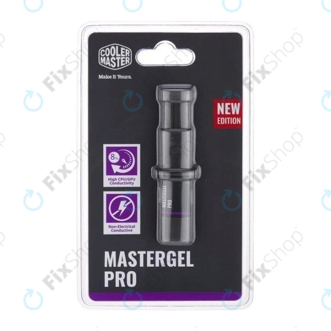Hővezető paszta MasterGel Pro V2 CPU-hoz, 4g, szürke